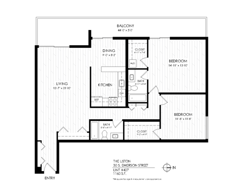 30 S. Emerson St. 1-2 Beds Apartment for Rent - Photo Gallery 25